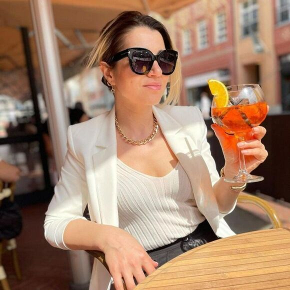 NEW Tom Ford FT0613/S 01D BEATRIX-02 Black Grey Polarized Gradient Squared - Picture 3 of 11